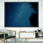 Современный декоративный настенный постер в скандинавском стиле с изображением галактических туманностей, облаков, звездного неба, домашняя живопись на холсте со звездами