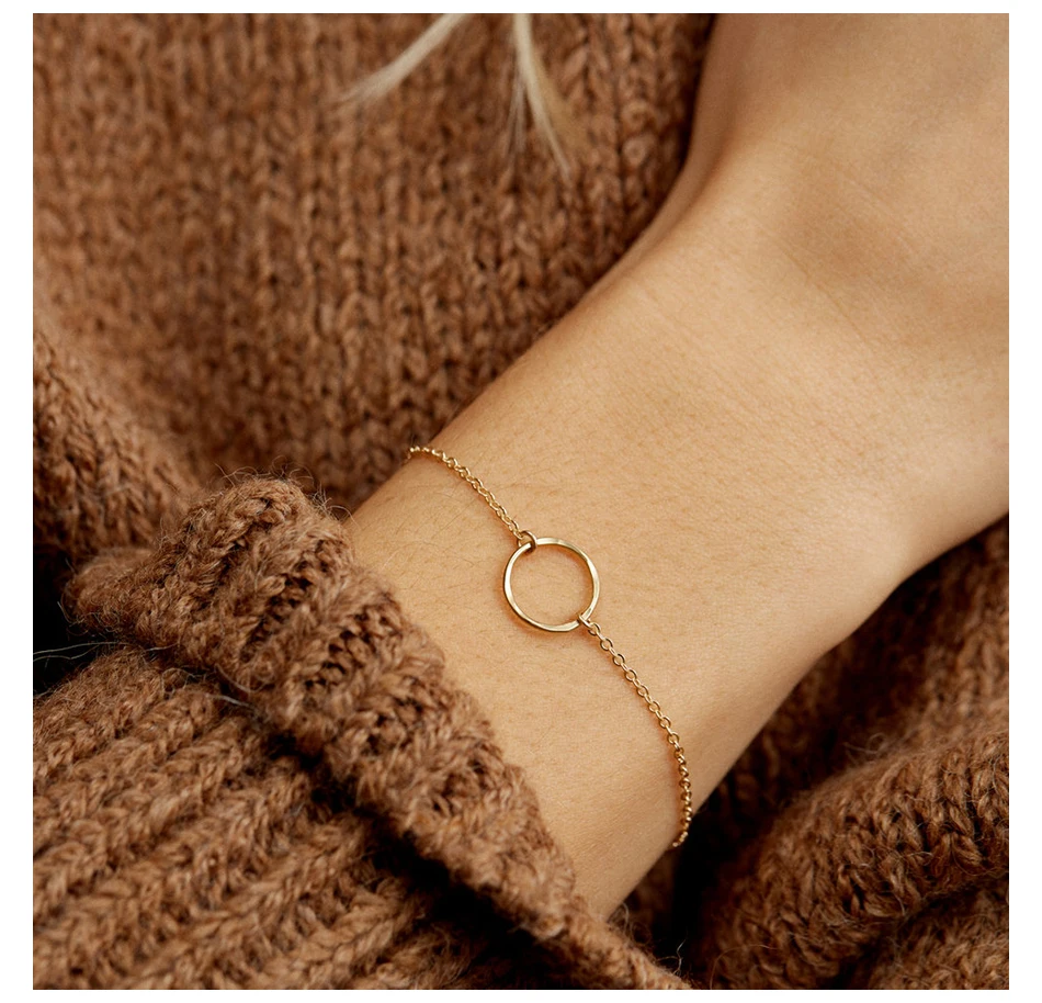 Женский и мужской браслет с V образным вырезом из нержавеющей стали|charm bracelet|bracelets