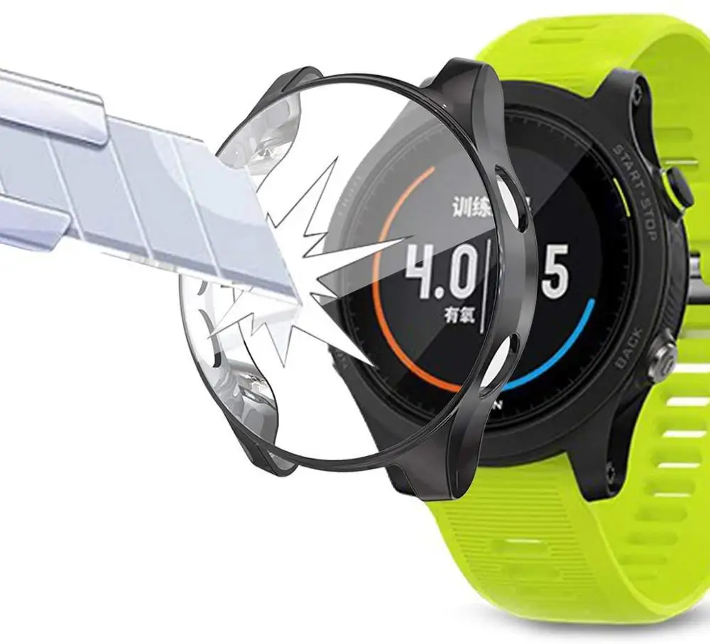 Ультратонкий защитный чехол из ТПУ с покрытием для Garmin Forerunner 935 Band силиконовый 945 |