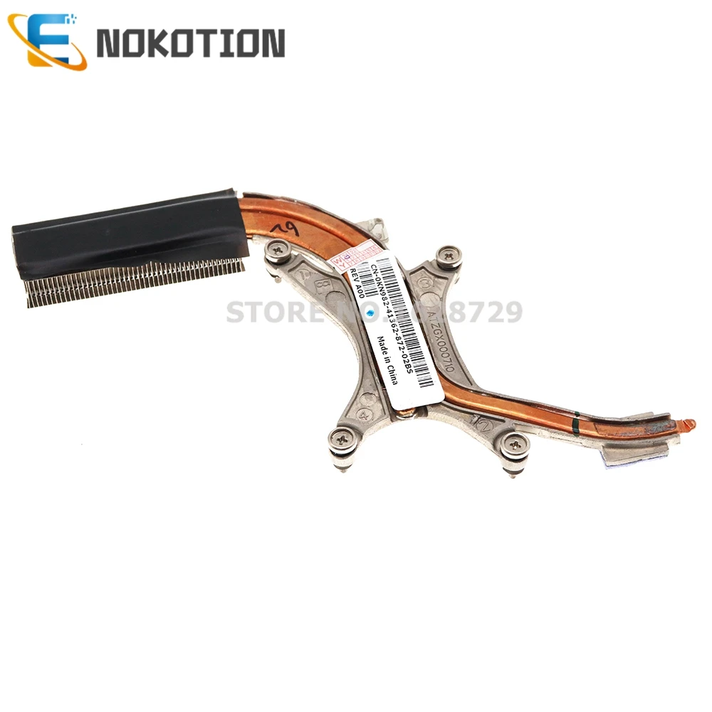 

NOKOTION CN-0KN982 0KN982 LA-3301P Radiator For Dell Latitude D630 D620 Laptop Cooling System Heatsink