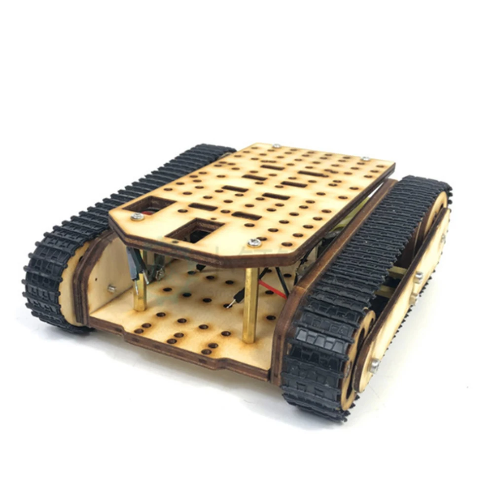 

Маленький молоток SN8600 DIY деревянный RC робот танк сборный робот комплект