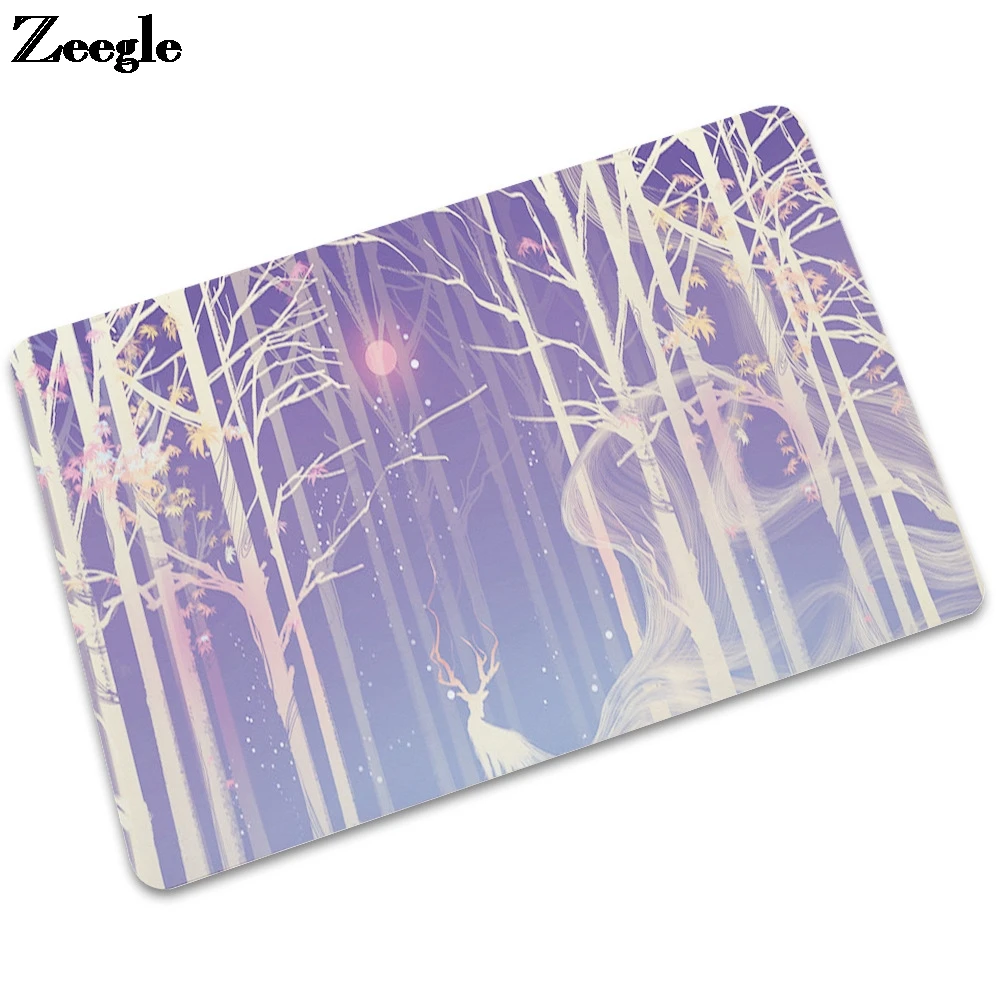 

Нескользящий Резиновый напольный коврик в европейском стиле, кухонный ковер, водонепроницаемый коврик для входной двери, детский коврик дл...