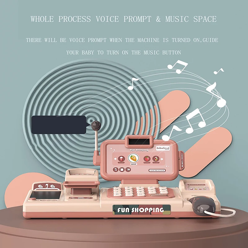 Детские игрушки симуляция супермаркета кассовый аппарат роскошный набор