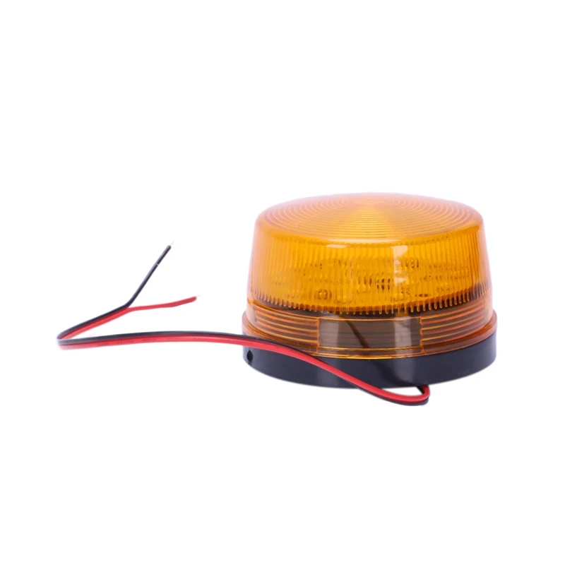 

12V Security Alarm Strobe Signal Safety Warning Flashing LED Light, Orange