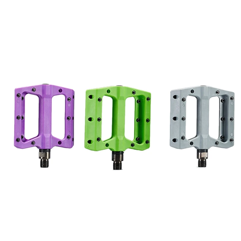 

Mountain Bike Pedal Nylon Fiber Non-Slip 9/16 Inch Bicycle Fiber Pedals for Road Mountain BMX MTB Bike
