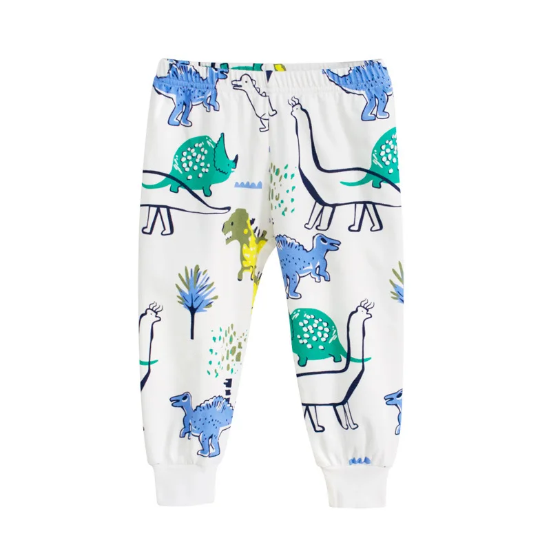 Детские пижамные комплекты для мальчиков Пижамный костюм с рисунком динозавра детская одежда сна героями