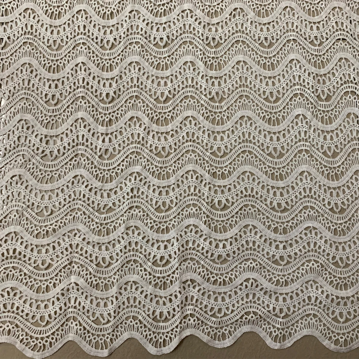 Нигерийская кружевная ткань 2019 Высококачественная африканская Водорастворимая