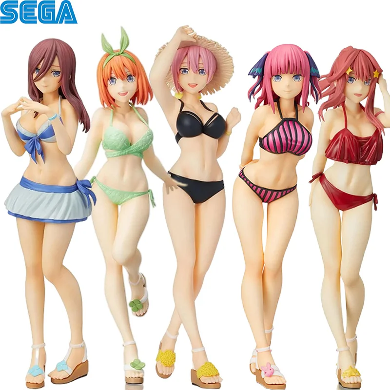 

Фигурка SEGA PM из аниме «квинтуплет», экшн-фигурка Накано ичика Нино Мику йоцуба итацуки, Коллекционная модель, игрушка