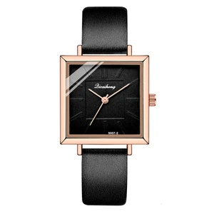 COXRY новый простой стиль Женские часы 2021 Европейский Американский тренд квадратные кварцевые часы женский ремень PU часы женские наручные часы