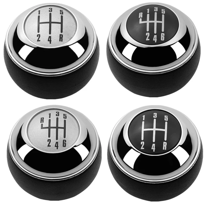 Ручка переключения передач 5/6 скорости хромированная черная для Mini R50 One D R52 R53 Cooper