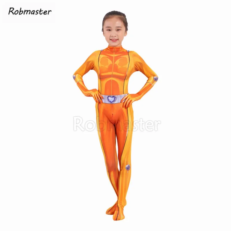 Детский костюм для косплея аниме полностью спайз боди Зентаи с принтом клевера