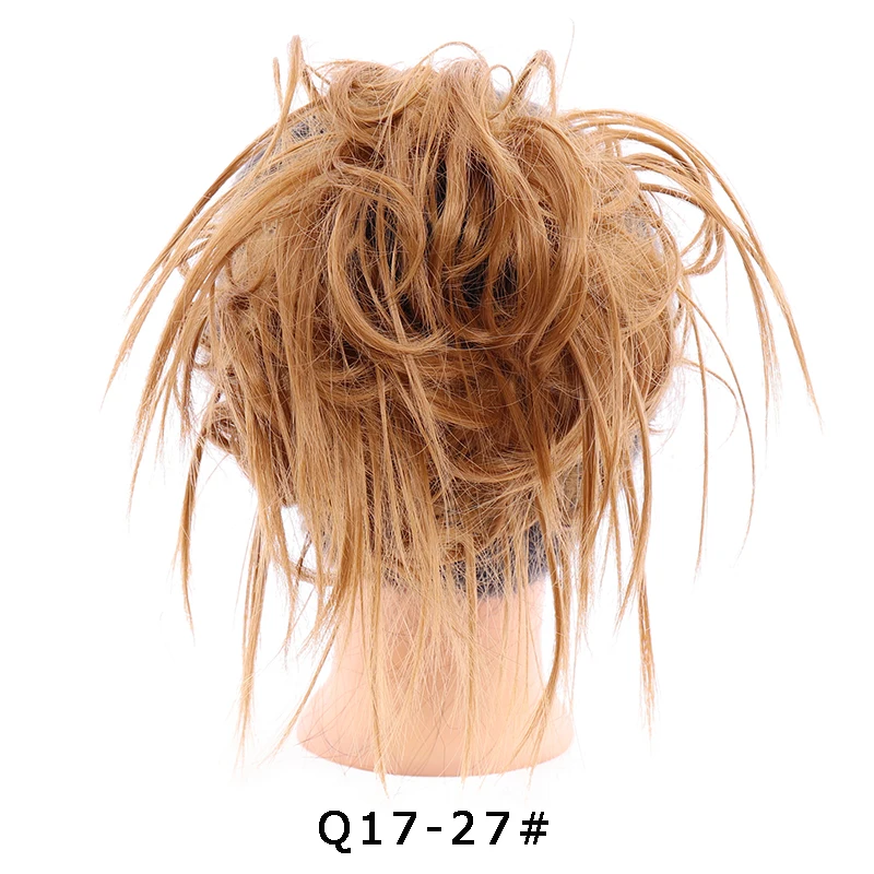 Moda cabelo bagunçado булочка espalhados elástico Плутон cinto повязка cachos uma variedade de де Pacote | Шиньоны и