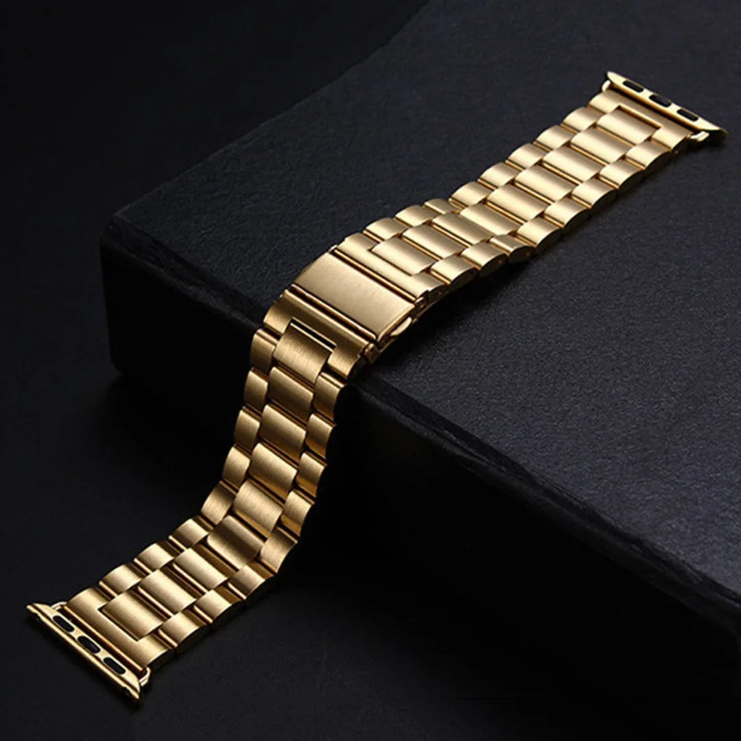 Ремешок из нержавеющей стали для Apple Watch классический винтажный сменный Браслет