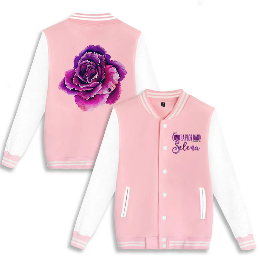 

Selena Quintanilla Pop SingerBaseball Jacket V-NECK Harajuku Printed Cool Women/men Winter Casual Streetwear 2021 New Coat