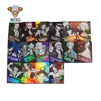 new 16pcs homemade card anime one piece monkey d luffy nami candy toy card card game toy gift