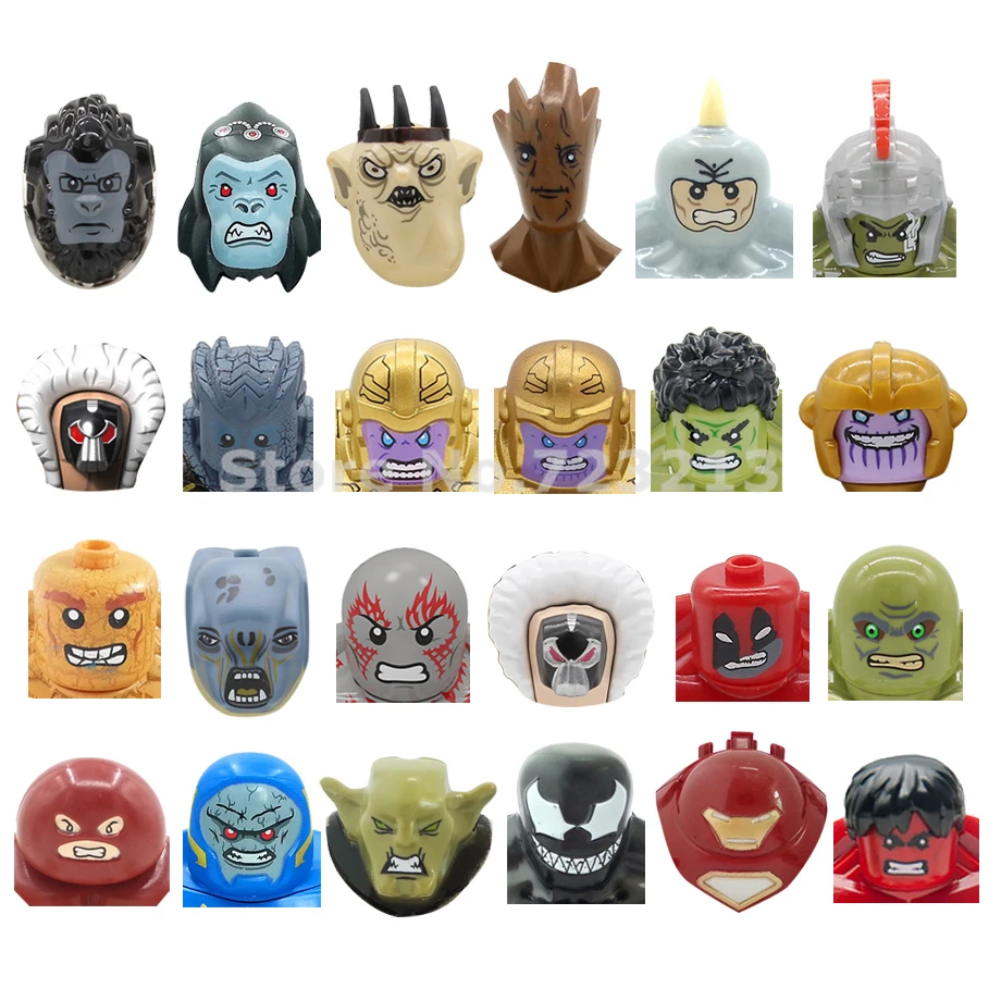 

Feleph Hot Sale Figurine Cave Troll Movie Comics Cartoon Theme Head Building Blocks Action Figure Bricks Kids Toys Children 0198