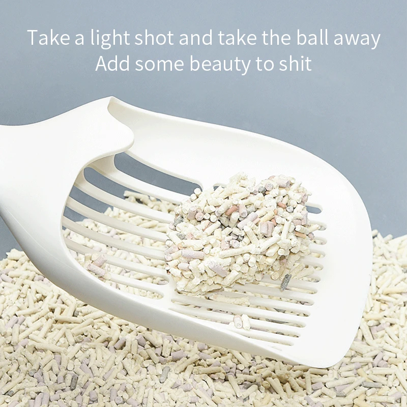 Лопата для кошачьего туалета инструмент очистки домашних животных пластиковый