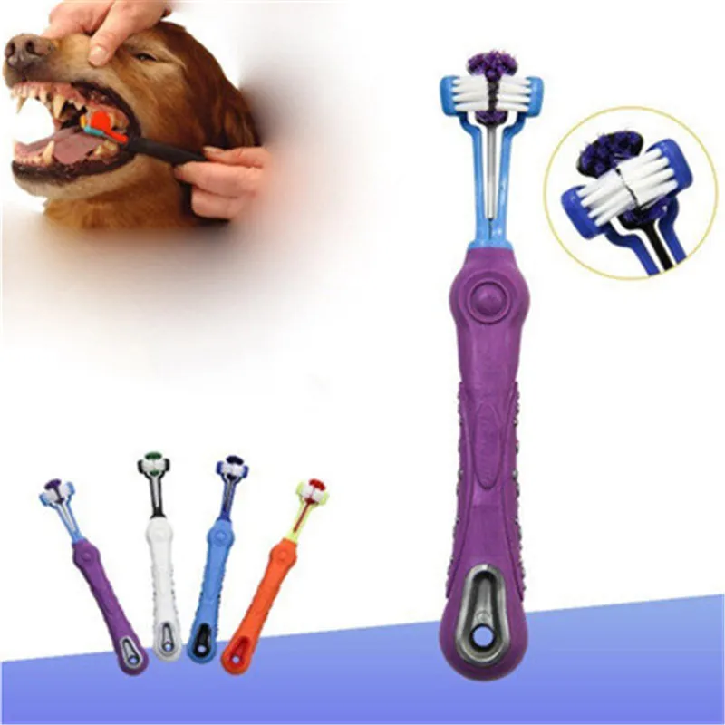 

Soft Pet Toothbrush Dog Cat Cleaning Supplies Toothbrush Dogs Rubber Tooth Brush Bad Breath Tartar Teeth Tool Pet Accessories