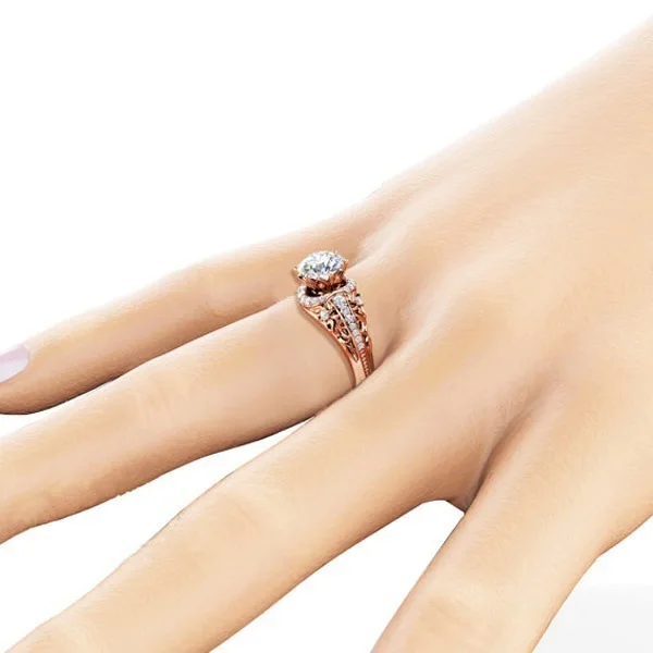 

14k Gold Jewelry Diamond Ring for Women Sterling Jewelry Wedding Ring Couple Love Wedding Rings Gold Diamond Necklaces Women