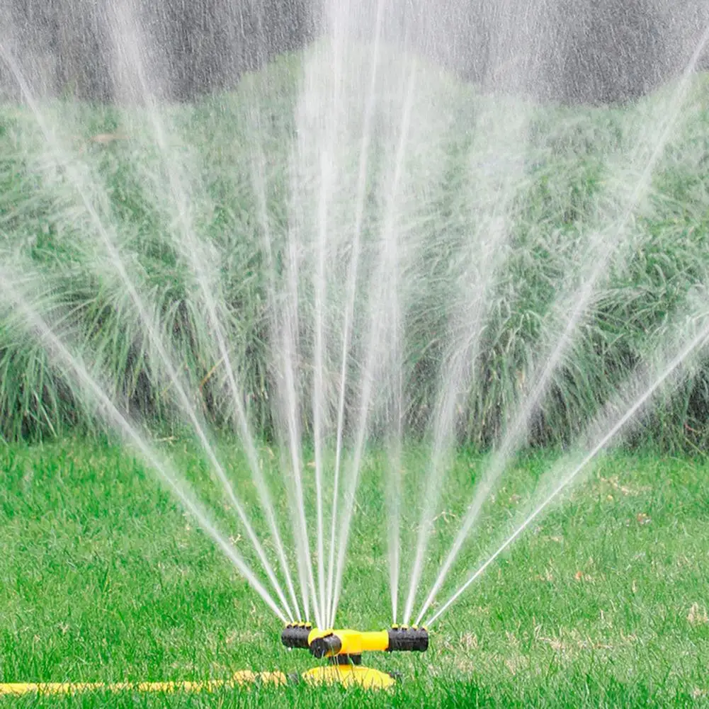

360 Degree Automatic Garden Sprinklers Watering Grass Lawn Rotary Nozzle Rotating Water Sprinkler System Garden Supplies