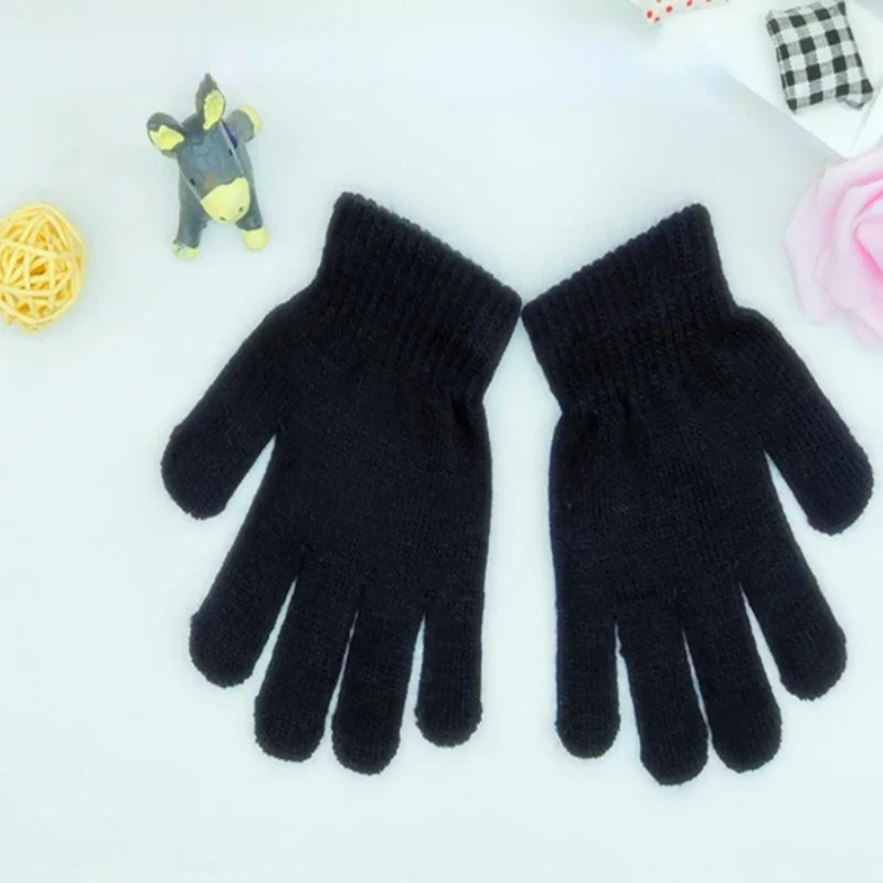 teething toys for babies 4-9 Years Children Winter Warm Gloves Baby Girls Baby Boys Toddler Knitted Acrylic Gloves Outdoor Cold and Windproof Gloves baby glasses