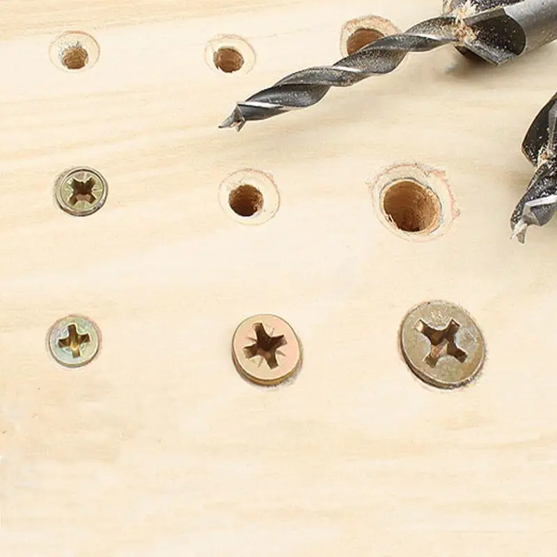 Набор сверл с потайной головкой комплект из 4/7 насадок зенкером 3 насадки 10 мм для