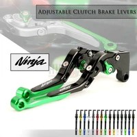 motorcycle accessories adjustable folding extendable brake clutch levers for kawasaki ninja 400 ex 400 z400 2018 2019
