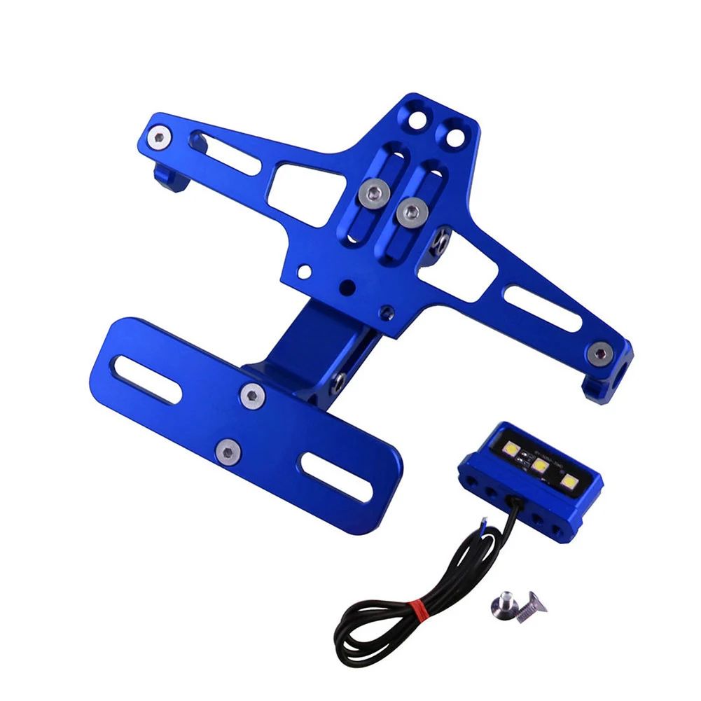 

Universal CNC Motorcycle Adjustable License Number Plate Frame Holder Bracket