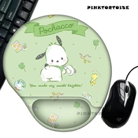pinktortoise carton mousepad creative naughty puppy silicone mousepad wrist rest support mice mouse pad playmat