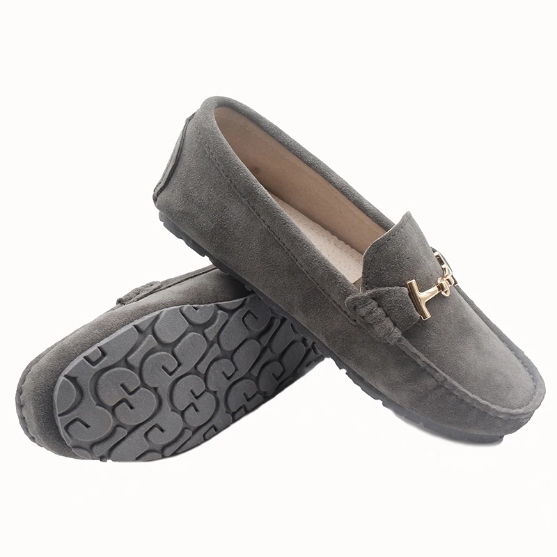 

2021 High Quality Women Flat Shoes Genuine Leather Moccasins Slip on Casual Shoes Ladies Loafers Sneakers Big Size Womens Flats