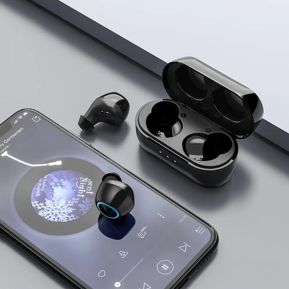Металлические беспроводные Bluetooth-наушники REMAX TWS-16 Bluetooth 5 0 с зарядным устройством