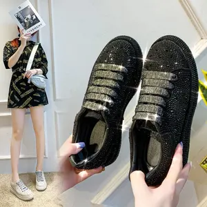 2020 women sneakers with sparkles shoes woman luxury platform women trainers rhinestone fashion casual shoes for women sneakers free global shipping