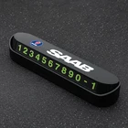 1 шт. автомобильный Стайлинг карточка с телефоном для временной парковки номерная карта скрыть дизайн для Saab 93 95 Saab 9-3 9-5 900 9000 автомобильные аксессуары