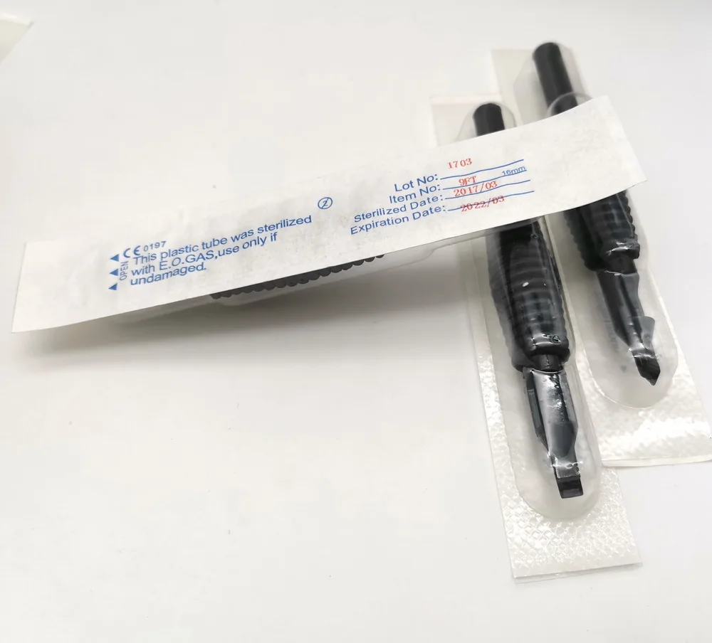 16 мм 9ft40 шт татуировки одноразовые трубки ручки черные резиновые ручки|tube cycle|tube