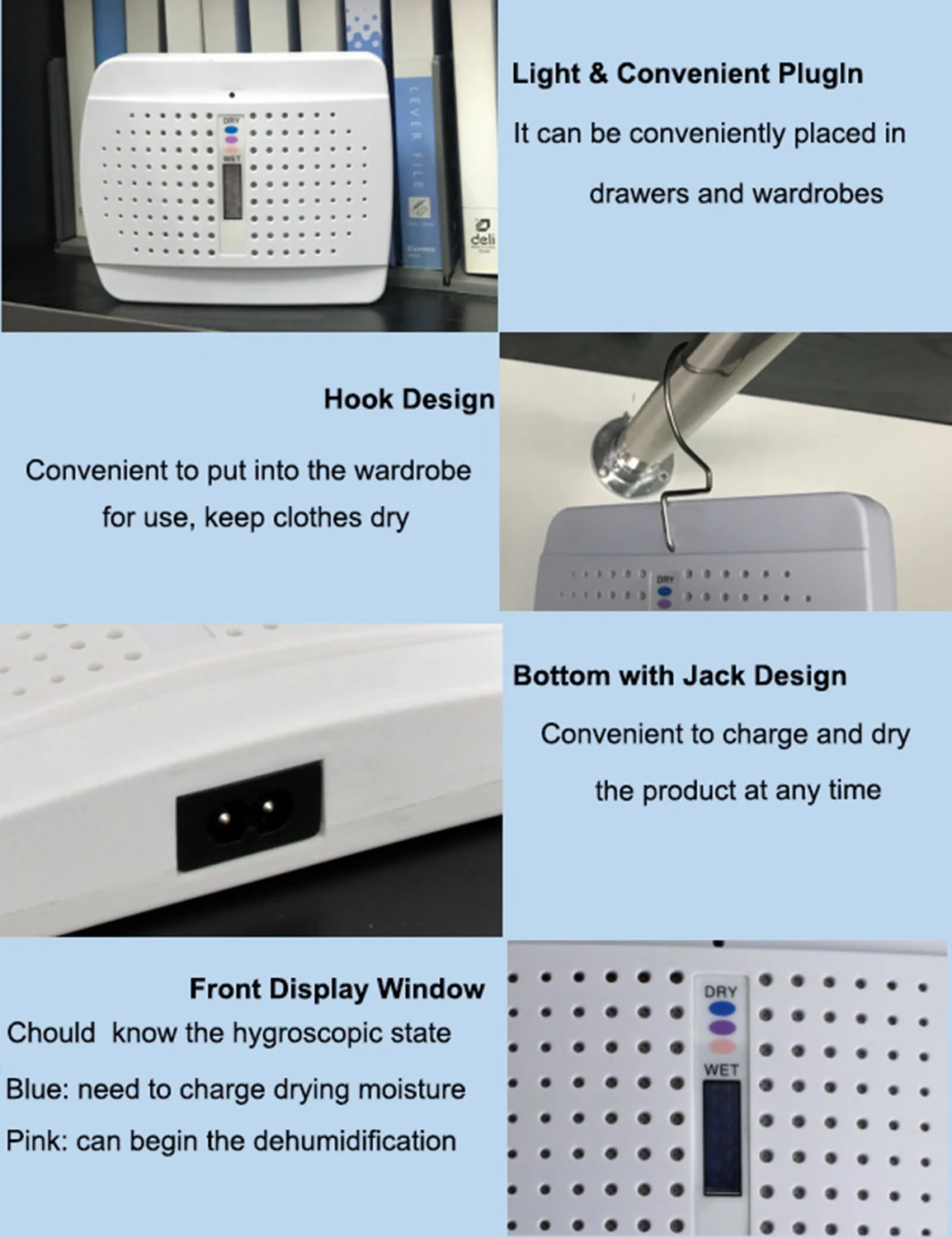 

Reusable Portable Silica Gel Desiccant Perfect For Home Use Moisture Absorbent Dehumidifier With Box Non Toxic