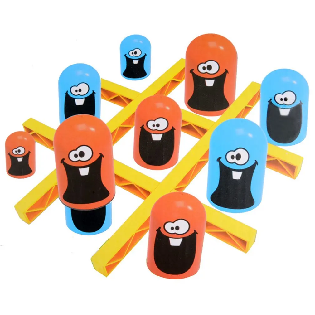 

2 Players Tic Tac Toe Big Eat Small Game Parent-child Interactive Competition Match Table Party Games Toys For Children