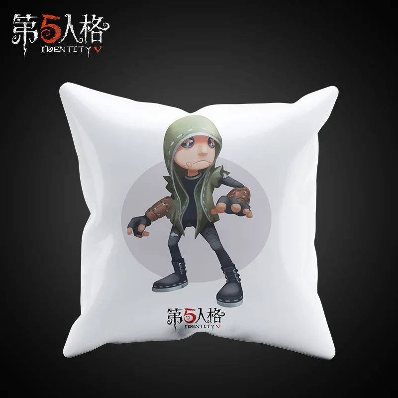 

Official Game Identity V Double-sided Print Cartoon Anime Dakimakura Jack Joseph Delaones Aesop Carl Eli Clark Square Pillow