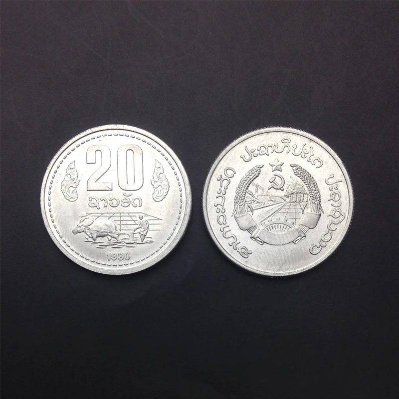 

Lao 20 art New Genuine Original Coins 100% Real Issuing Coins Unc