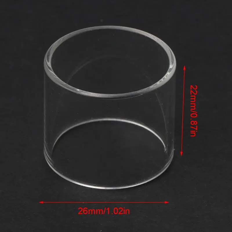 

Clear Color Straight Glass Tube Transparent Glass Tank for vandy Vape Kylin V2 N0HC