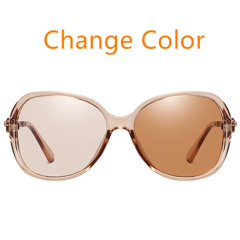 

2021 Photochromic Sunglasses Women Polarized Chameleon Glasses Driving Tinted Goggle Anti-glare Sun Glasses lunette soleil femme