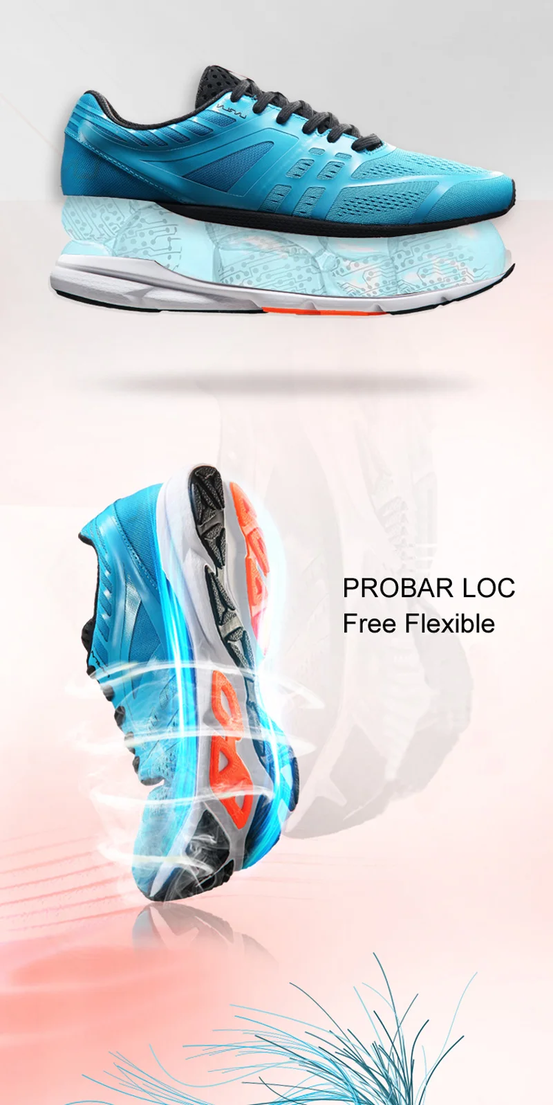 Li-Ning мужские кроссовки ROUGE RABBIT, кроссовки без чипа, носимый светильник, спортивная обувь с дышащей подкладкой, ARBM127 XYP597