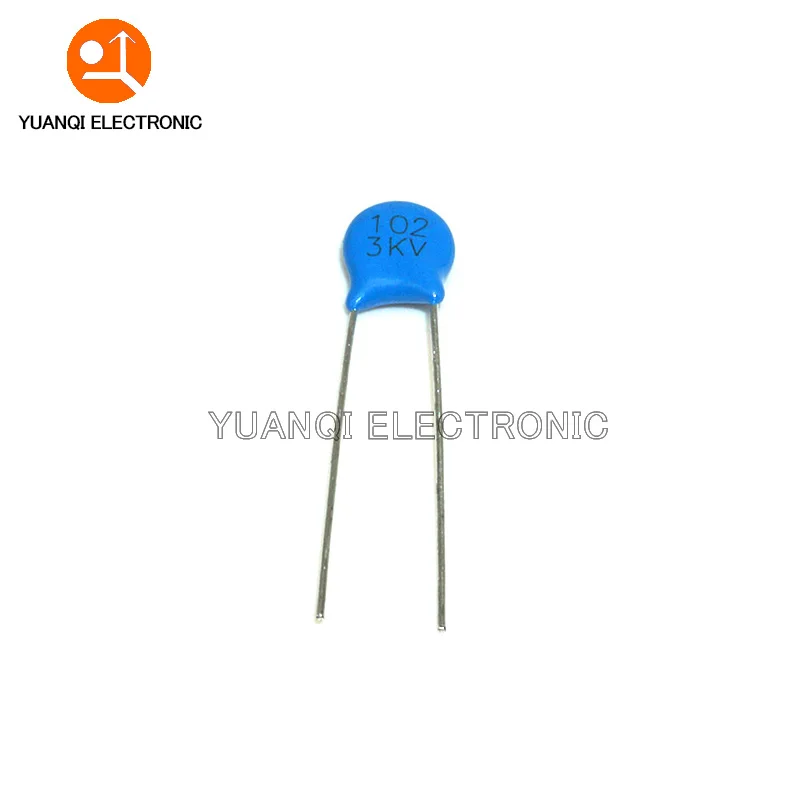 20pcs/lot High voltage Ceramic Capacitor 3KV 3000V 5PF 10PF 15PF 20PF 22PF 27PF 30PF 47PF 56PF 100PF 220PF 102 222 332 472 103 |