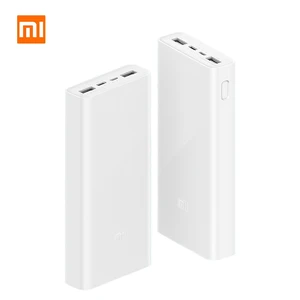 Xiaomi portable powerbank 3 qc3. 0 fast charging 20000mah battery charger pd 18w for smart iphone 11 pro oppo vivo xiaomi smart 29 phone Item image
