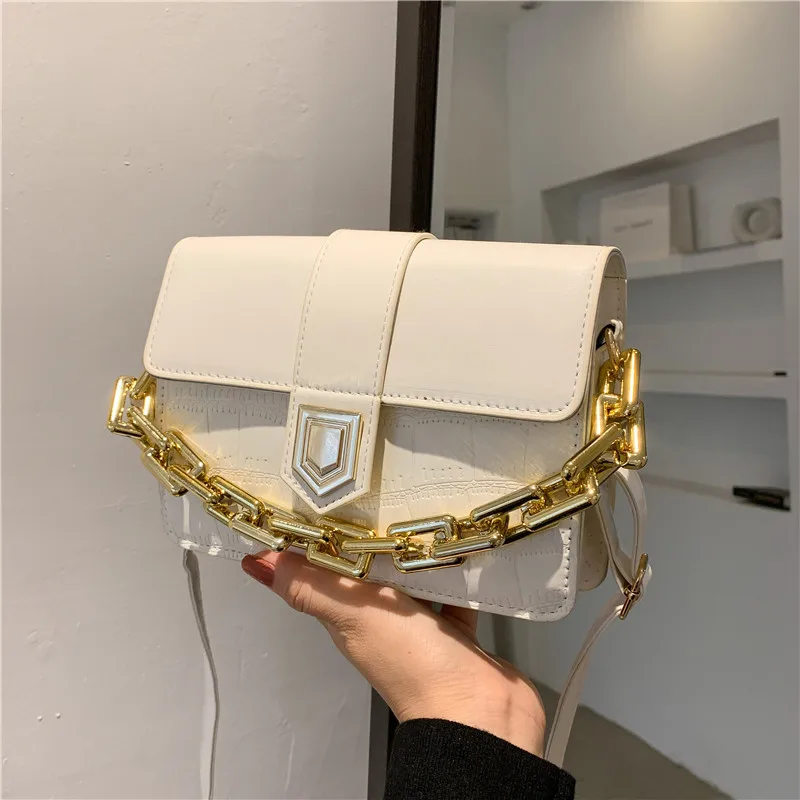 

Vintage Small Women Bags 2022 New Fashion Bag with Chain Shoulder Magic Stick Armpit Bag Hand Carrying Square Bag