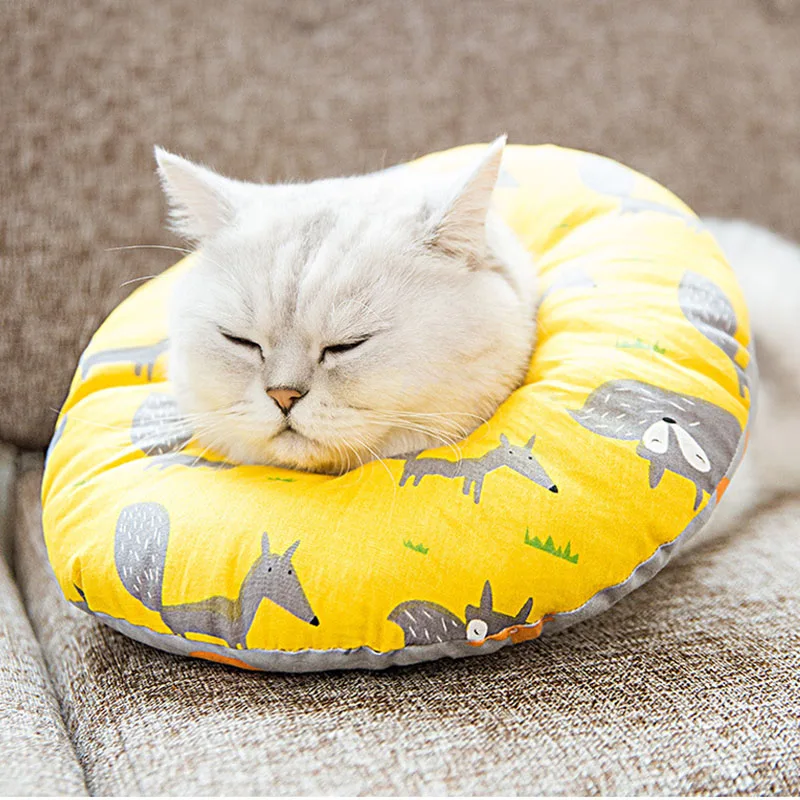 Защитный удобный ошейник для собак и кошек мягкий питомцев восстановления