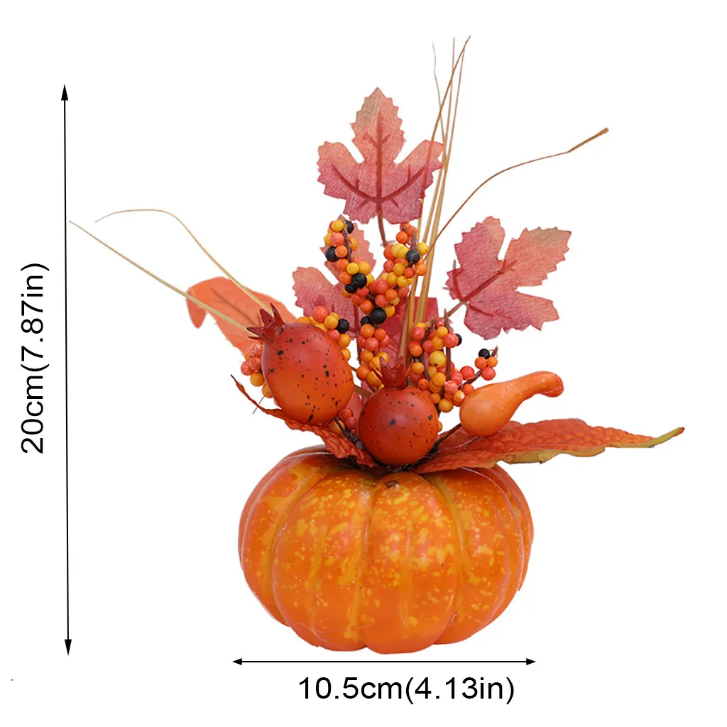Хэллоуин похожая на настоящую кленовые листья искусственная тыквы