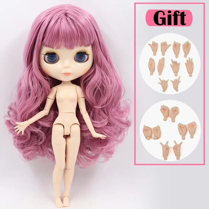 doll hand ab ICY Blyth Кукла № 1 глянцевое лицо белая кожа сустава тела 1/6 BJD Специальная цена 1/4 BJD, Pullip, Jerryberry, Licca игрушка подарок - Цвет: doll hand ab