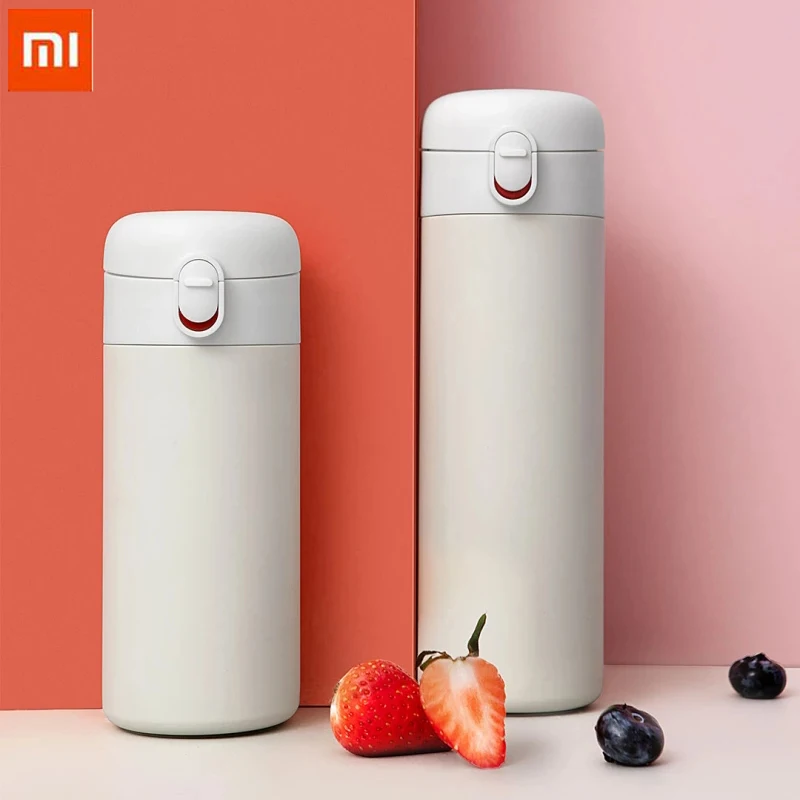 Xiaomi Pinlo 400 мл/530 мл Нержавеющая сталь Питьевая чашка холодная вакуумная 6-часовая бутылка для воды «Умная» бутылка простой ручной изоляции замок
