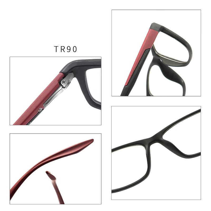 

VCKA TR90 Computer Blue Light Blocking Glasses for Men Radiation Gaming Eyewear Anti Blue Ray Protection Eyeglasses Square