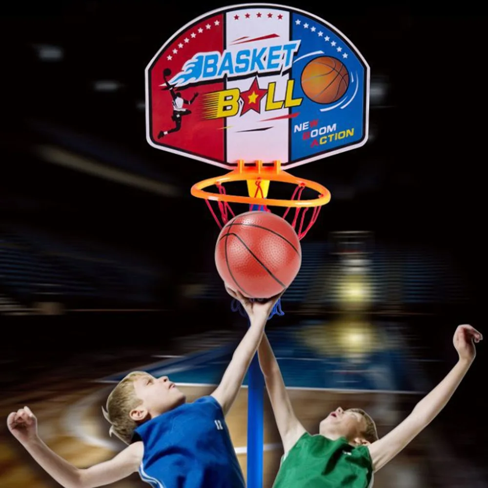 2 в 1 портативные футбольные ворота баскетбольные стойки спортивные игрушки